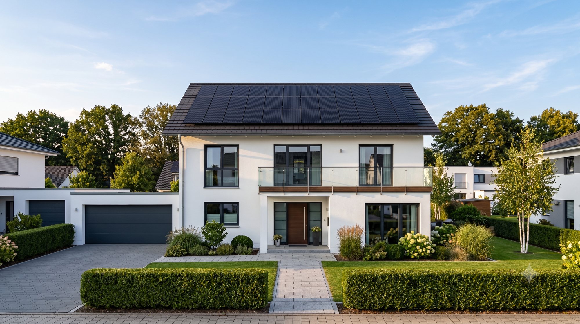 Einfamilienhaus mit Photovoltaik-Anlage von Volt Energie